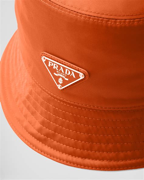 bucket hat prada orange|prada bucket hat saks.